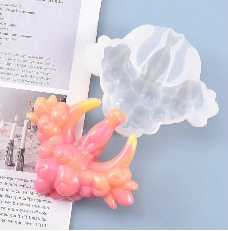 DIY UV Resin Handcraft Jewelry Molds Cat Jewelry Tools Dried Flower Resin Moulds