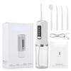 Portable Irrigators Electric Oral Irrigator Foldable Dental Water Jet Flosser USB 3 Mode Portable Water Jet Floss Tooth Pick Waterproof
