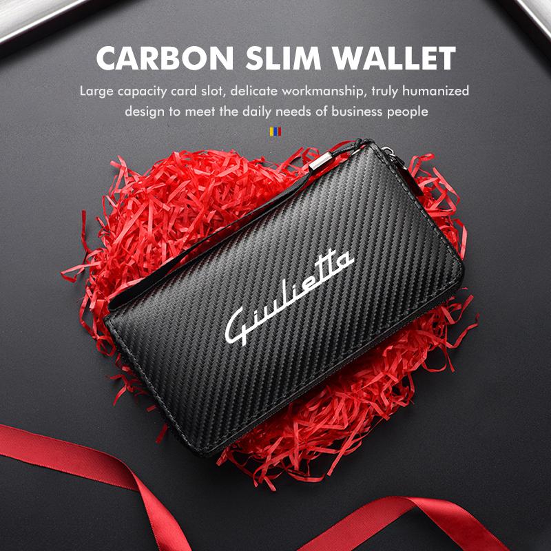 Car Stickers For Alfa Romeo Car Portable Wallet Coin Card Holder Clip Storage Bag For Alfa Romeo Giulietta GT 159 147 156 Mito B