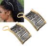 2pcs Banana Hair Clips Fashionable Stretchy Vintage Clincher Comb Tool for Women Thick Wavy Curly Hair
