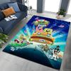 17 Styles Cartoon SpongeBob Print Area Rugs 3D Carpet for Home for Living Room Bedroom Sofa Decor Floor Kids Play Anti-Slip Mats