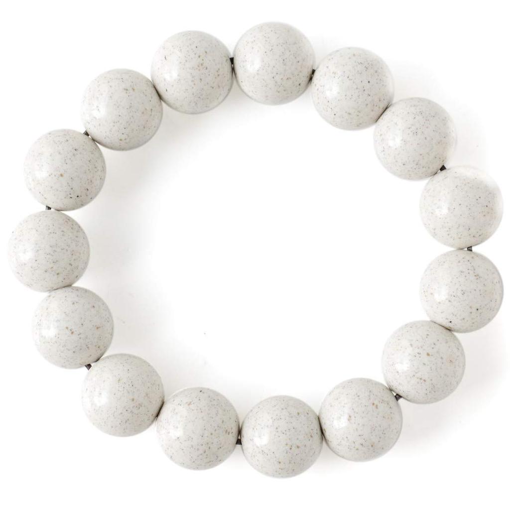 Hokutolite Bracelet Taiwanese Negative Ion Inner Diameter 15cm [GOLD STONE] 14mm, Origin, Tested, Radium, Approx.