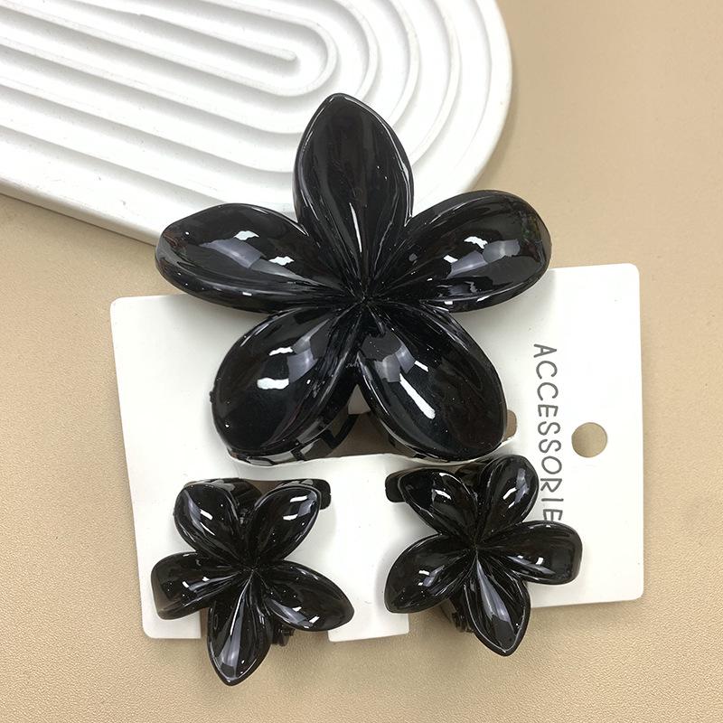 

Набор градиентных зажимов-крабов Плюмерия - Модные цветочные аксессуары для волос