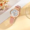No Gift Box; Fine Watch Strap for Girls To Show Temperament; Pink Bracelet Set for Women Suitable for Holiday Gifts.