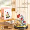 Yu Gao Insect & Hibiscus Rose Building Block Flowers - Compatible with Lego, Assembled Ornament Toys