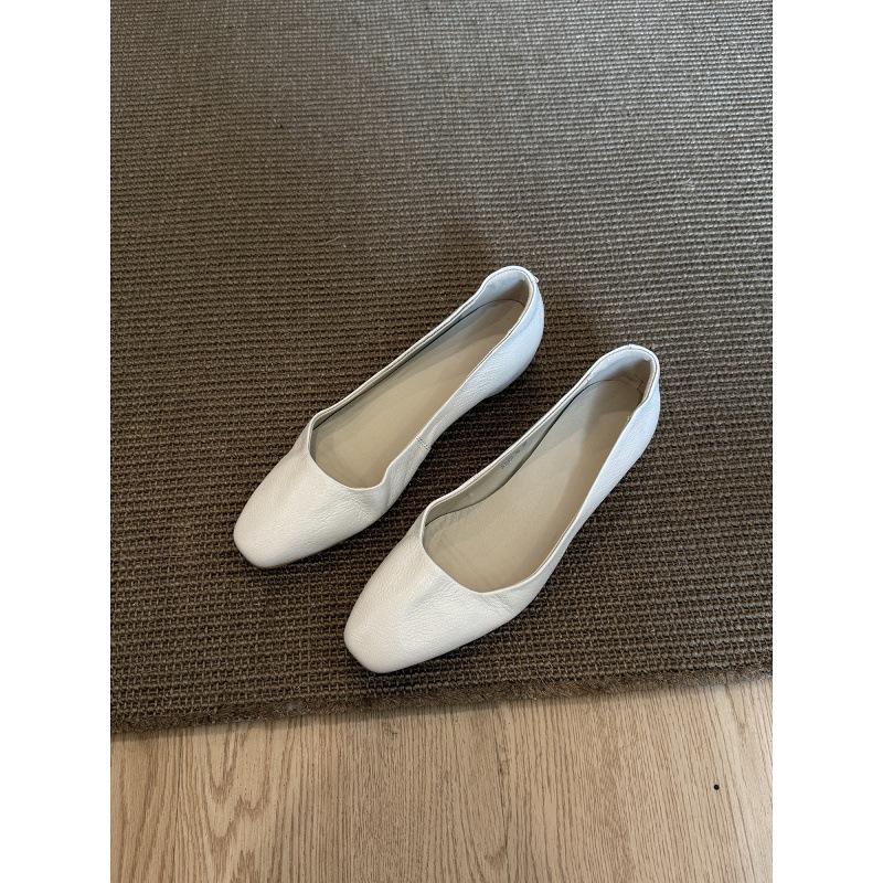 Sheepskin Version~ French Temperament Inner Height Increase Single Shoes Shallow Mouth Versatile One Pedal Commuter Shoes Simple Professional Work S