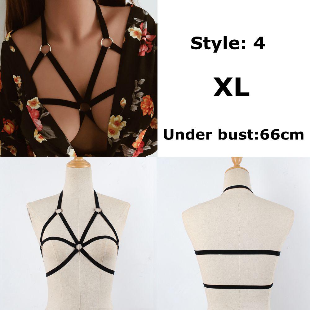 Noua Bralette Bustier Belt Lenjerie Sexy Bandage Sutien Cage Harness Push Up Crop Top