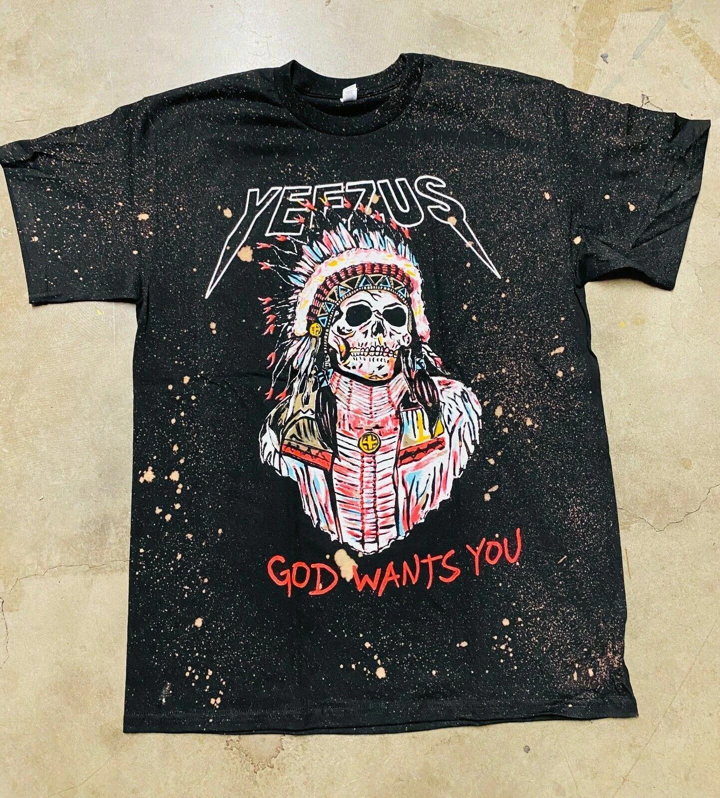 Yeezus God Wants You Spray Bleach. T Shirt XXL
