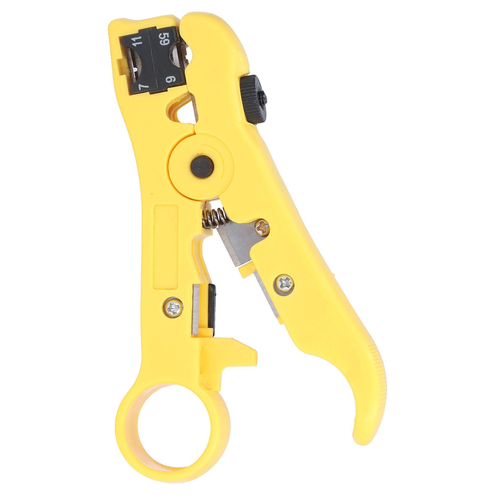 

Coaxial Cable Stripper Multi Function Adjustable Manual Networks Strippers for RG59 6 11 7