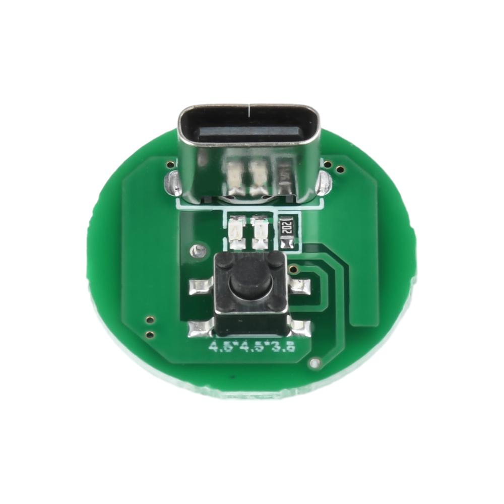 5W/10W 3-4.2V High-Intensity LED Flashlight Driver Board Adjustable Circuit Board with Type-C Charging DIY Lighting Accessory