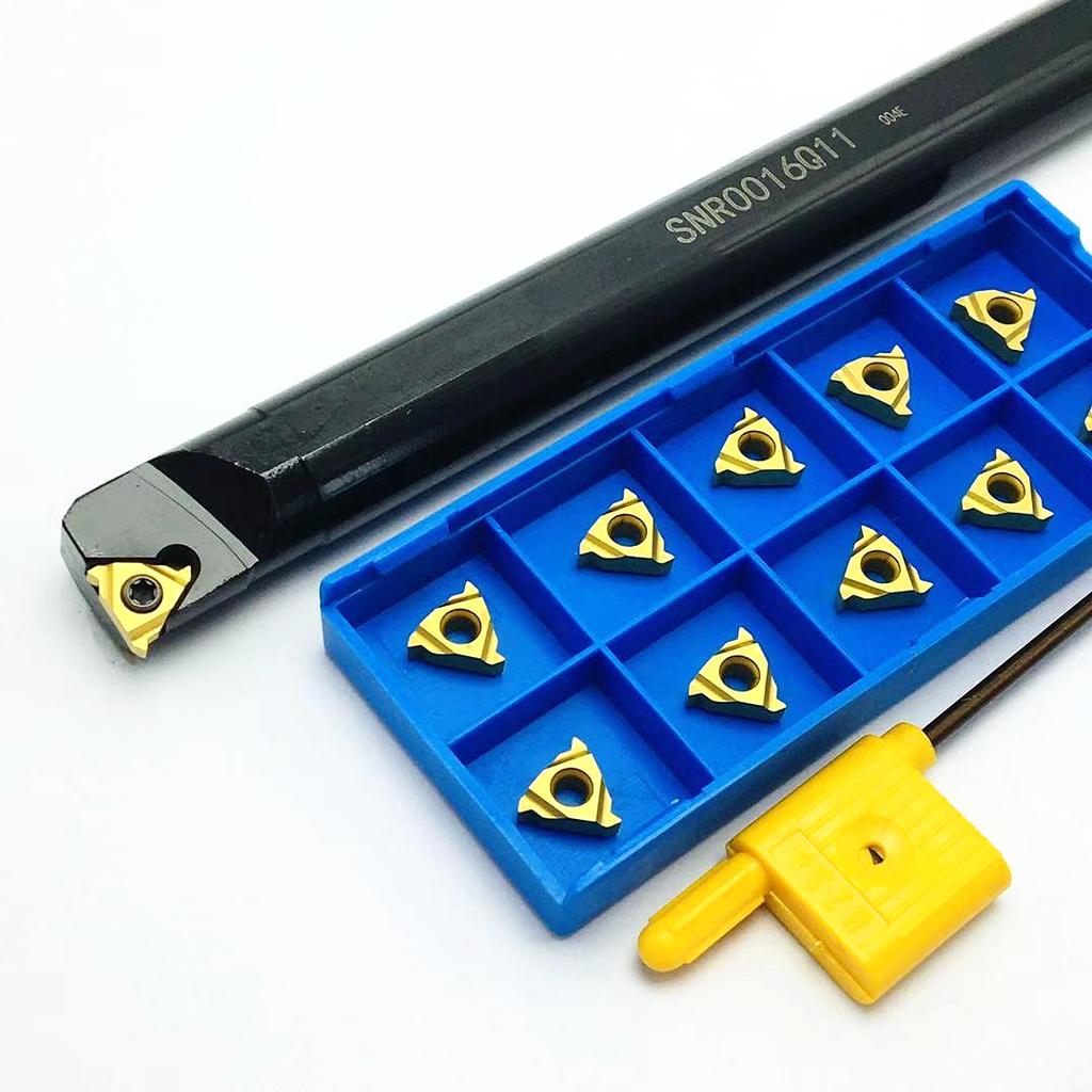 SNR0012M11 SNR0008K11 SNR0010K11 SNR0013N11 SNR0016Q11 Internal Thread Turning Tool holder.10PCS MMT11IR AG60 Carbide Insert SNR