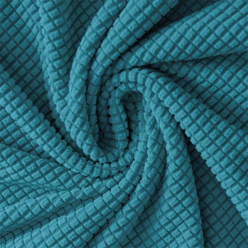 1/2/4/6pcs Polar Fleece Dining Chair Cover Elastic All-inclusive Solid Color Curved Back Chair Slipcovers Furniture Protector