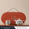 Dunhuang Cultural Gilded Silver Tea Set