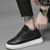 6 8 10cm Height Increasing Men Shoes High Quality Casual Leather Shoes Lace Up Platform Vulcanized Shoes Luxury Sneakers for Men