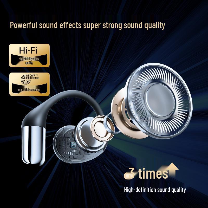 2026 X5S Ear Hook Bluetooth Earphones with AI Translation V6.0