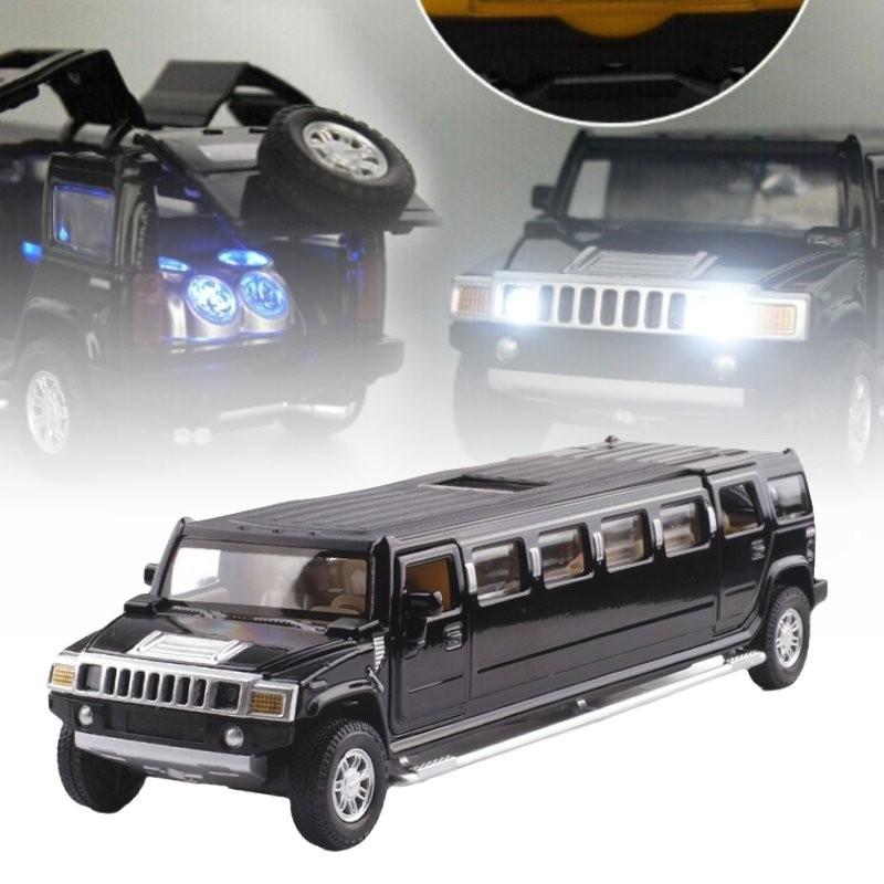 Extended Length Version Car Alloy Model Acousto Optic Can Open Door The