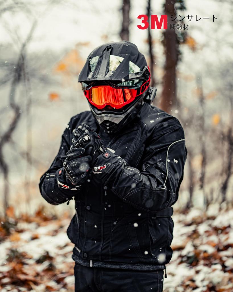 IRON Heated Gloves for Motorcycles and USB Fast Smartphone 4 Temperature for and and Black JIA'S Fishing, Winter, 3000mAh, Powered, Type-C Charging,