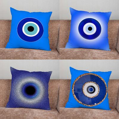 Turkse Geluksblauwe Boze Oog Kussensloop Voor Huis Slaapkamer Auto Kantoor Decoratie Woonkamer Sofa Kussenhoes Geschikt