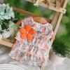 Breathable Female Puppy Dress Sweet Pet Princess Dress Dog Layered Dress  for Small Dog Cat