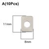 For Air Compressor Pump Head Valve Plate Metal 10Pcs