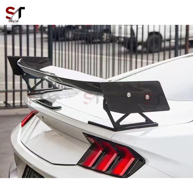 2024 Ford Mustang Carbon Fiber APR Style Rear Spoiler Wing Modification