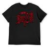 T-shirt con logo DEATH T-shirt divertenti moda coreana streetwear t-shirt essenziale abbigliamento per uomo