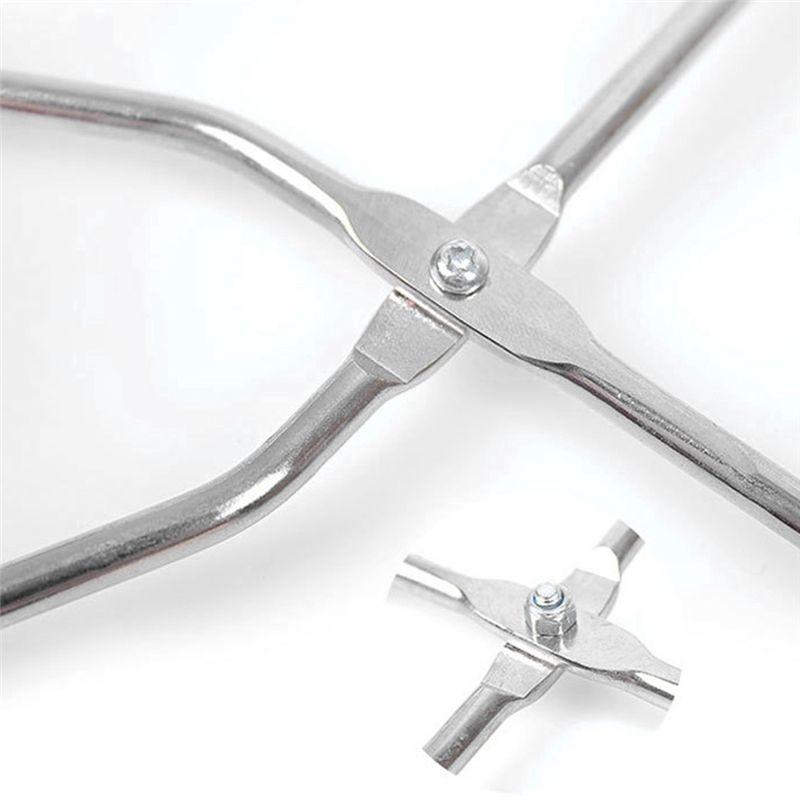 M-Modern-1 Piece Stainless Steel Caliper Pottery Clamp Clay Sculpture Dipping Tongs Pottery Kiln Hand Clamp Clay Modeling Cerami