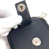 PRADA triangle logo plate Mini multi-pouch with belt Pouch Leather / Nylon Black