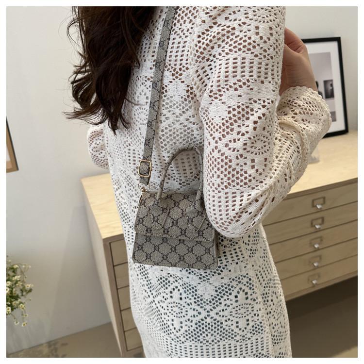 Chic Street Style Pu Shoulder Bag Trendy Small Square Bag For Women 2024 New