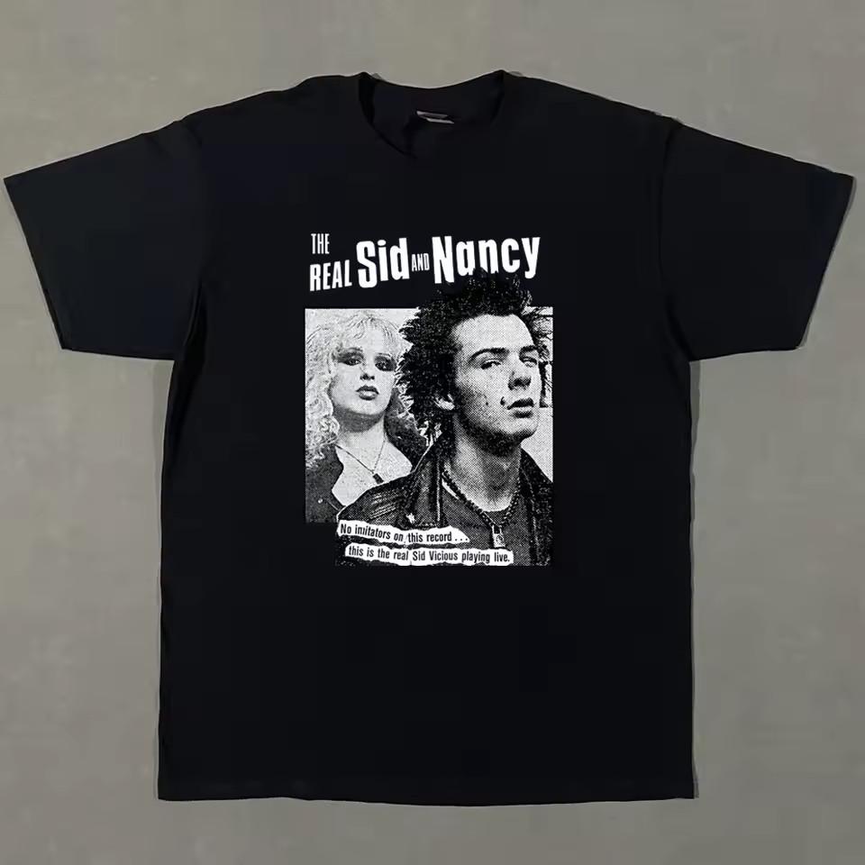 Sid And Nancy Punk Rock Sex Pistols Vintage 00s T Shirt Men Women S-5XL Unisex T-Shirt M
