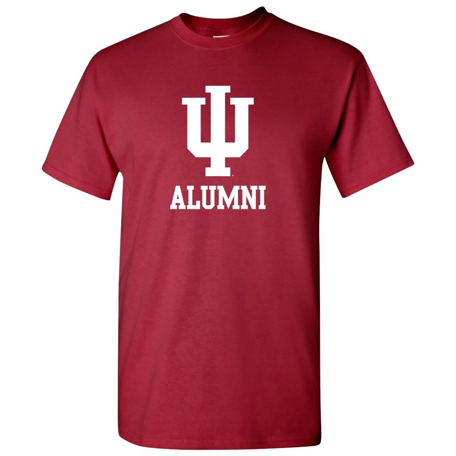 Indiana Hoosiers Primary Logo Alumni University College Team T-Shirt - Cardinal L
