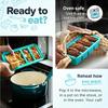 Large Capacity Silicone Tray Food Grade for Hot Pot Broth Stock Sauce Freezer Storage Containers Reusable Kitchen Gadget