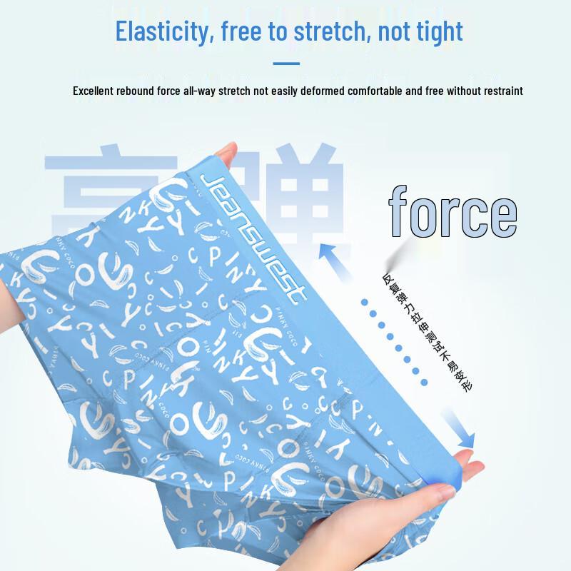 JEANSWEST Herrisilk Boxershorts 4-pack