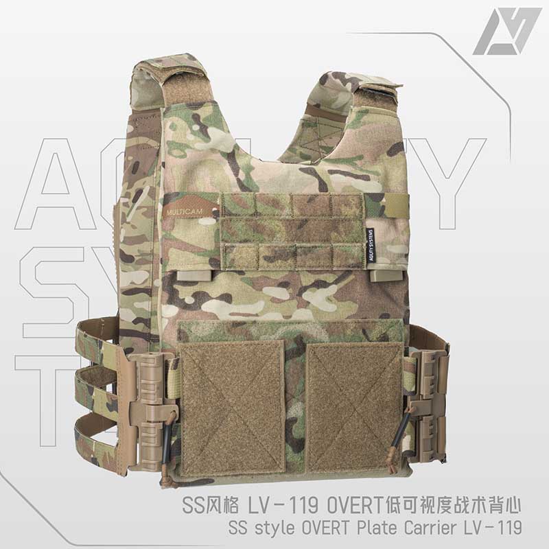 BEPAN Contains A Molle Side Panel With LV119 Low-visibility Tactical Vest