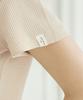 Debiweeo Mellow Waffle Crop Top Devi-T0157-Beige