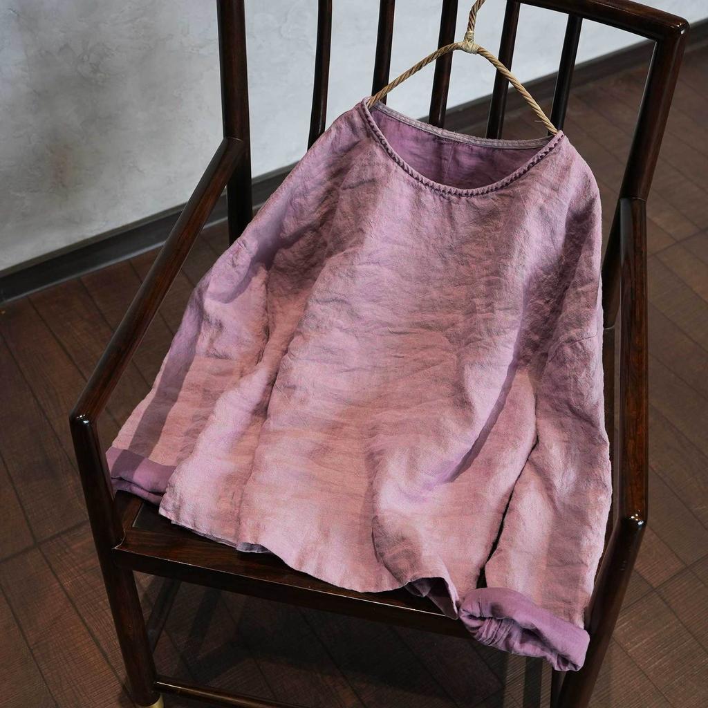 Johnature Women Vintage T-Shirts Spring Chinese Style O-Neck Long Sleeve Linen High Quality Female T-Shirts