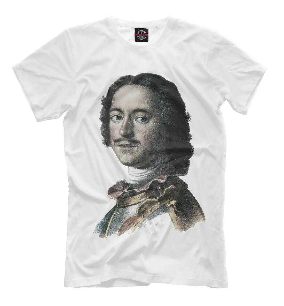 

Russian Empire Peter The Great T-Shirt 100% Cotton O-Neck Summer Short Sleeve Casual Mens T-shirt Size S-3XL - Men s Summer C... S разноцветный