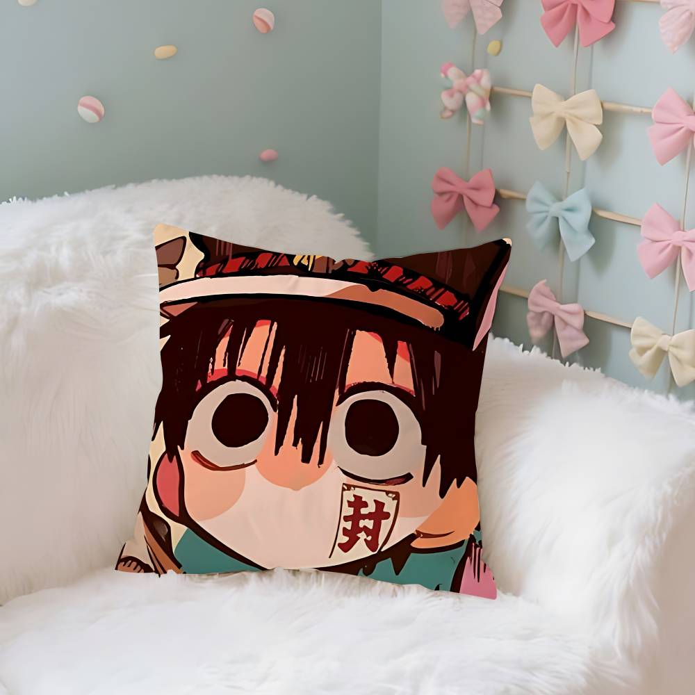 Cute HhanakoKkunS Kawaii Case Plush Fabric Soft Pillowcase Double Sided Print Cushion Cover Household Gifts