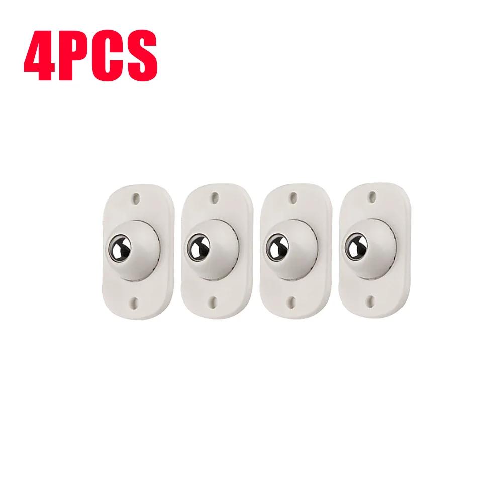 4-200 шт. Мини-поворотные ролики Самоклеящиеся Универсальные Колеса-ролики Для Мебели Шкафа Ящика для хранения Скользящие Сверхпрочные