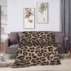 Cheetah Leopard Blanket Animal Skin Travel Flannel Bedding Throws For Couch Bed Warm Custom Quality Bedspread Birthday Gift