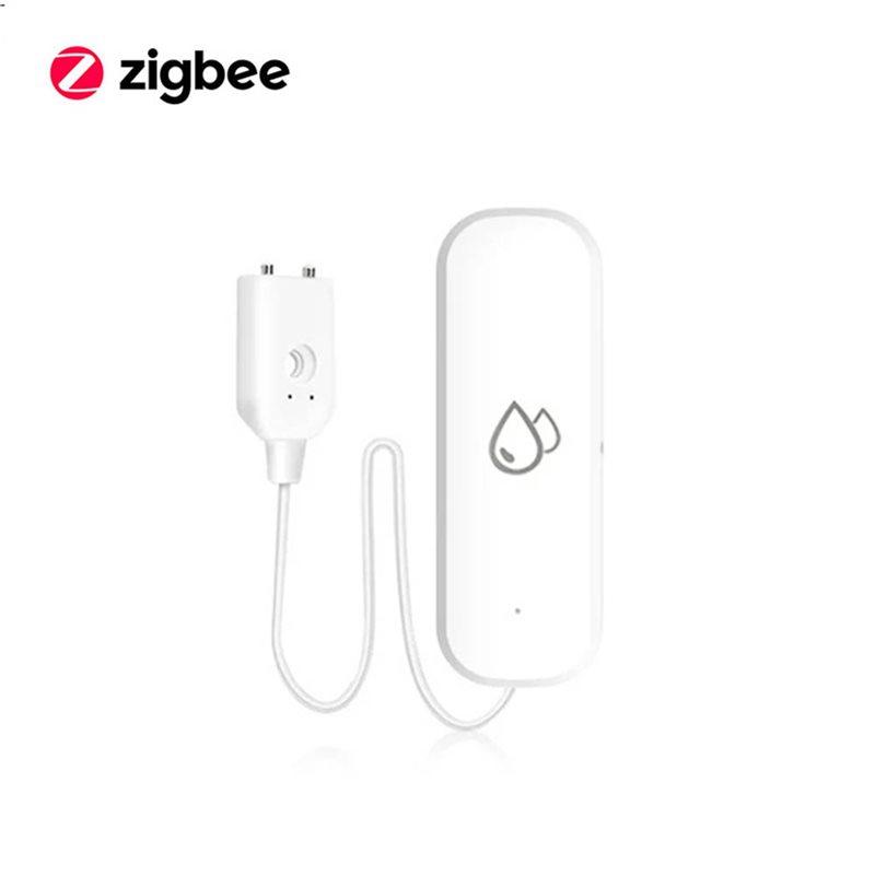 A96I-3X Tuya Zigbee Water Sensor Alarm Water Leak Detector Flood Alert Overflow Security Alarm System Works