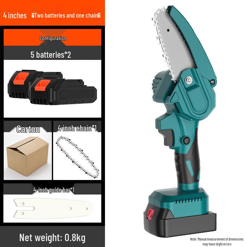 

Rechargeable Mini Electric Chainsaw CN plug (adapter included) 550W
