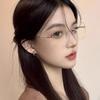 Rimless Photochromic Sunglasses Men Women Luxury Eyeglasses Trendy Outdoor Anti-Uv Color Changing Glasses