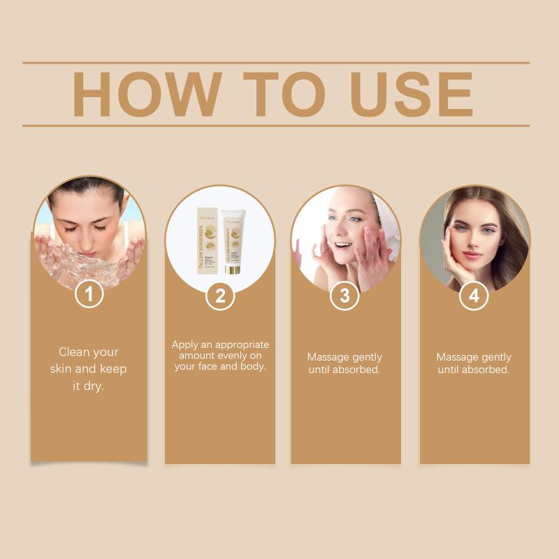 Oceaura Beef Tallow Protection Cream Face Body Universal Mild Nourishing High Temperature Isolation Moisturizing