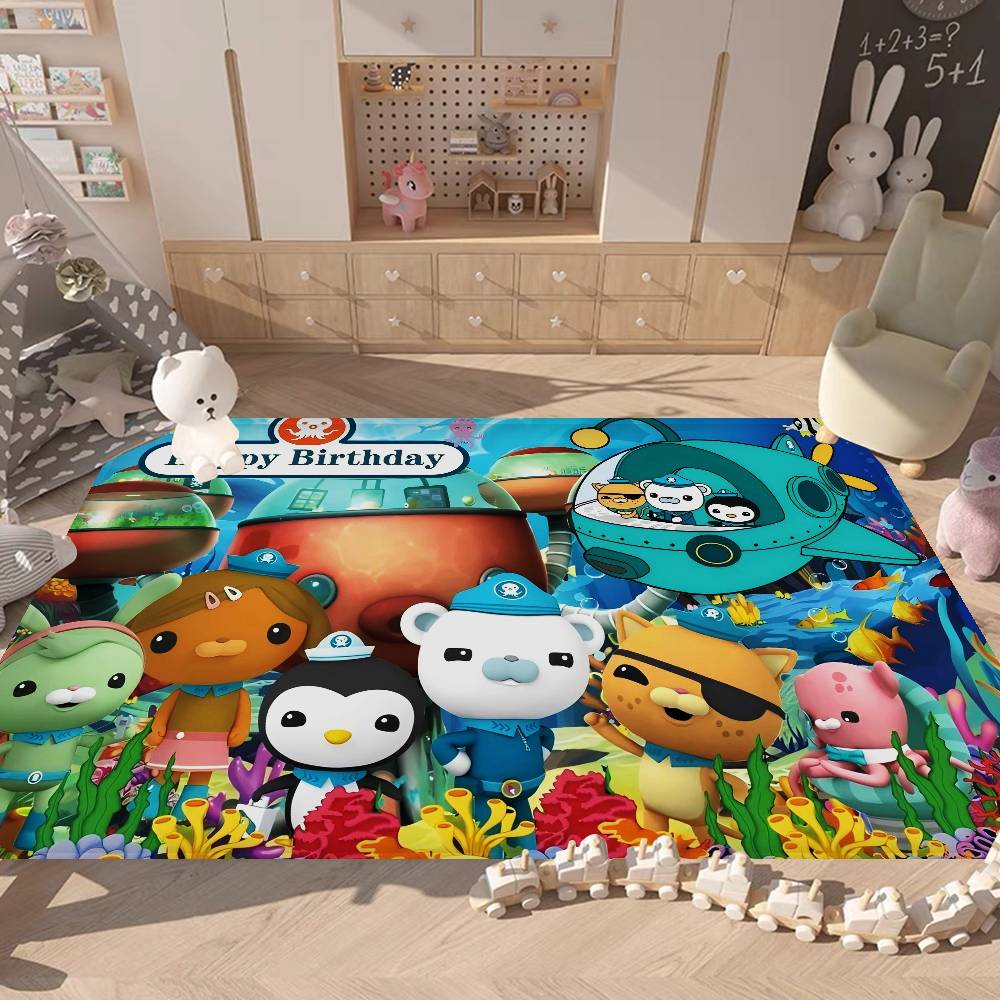 Tappetino da Bagno O-Octonauts ANIME Antiscivolo Assorbi Acqua Striscia Lunga Cuscino Tappetino per Camera da Letto Tappetino Decorativo per Hotel