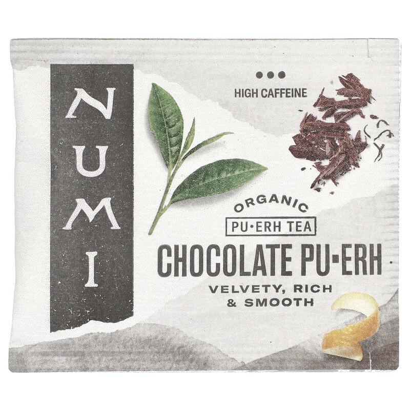 Organic Pu-Erh Tea, Chocolate Pu-Erh, 16 Non-GMO Tea Bags, 1.24 oz (35.2 g)