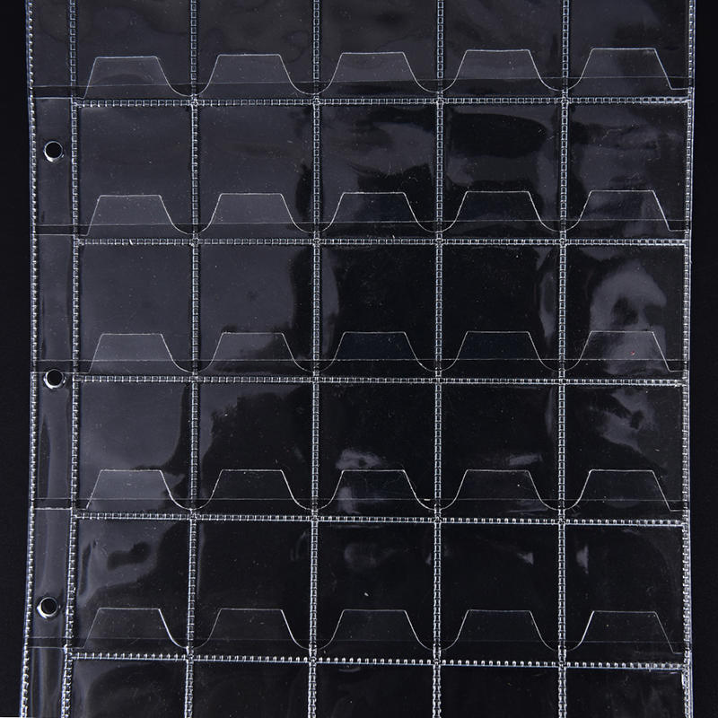 10 stron 30 kieszeni Plastikowe uchwyty na monety Etui na album z pieniędzmi do przechowywania kolekcji,