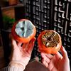 RenHong Creative Persimmon Ceramic Tea/Candy Jar
