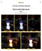 Multifunctional Solar Camping Lantern: Super Bright, Handheld, Hanging Light for Outdoor and Tent Use