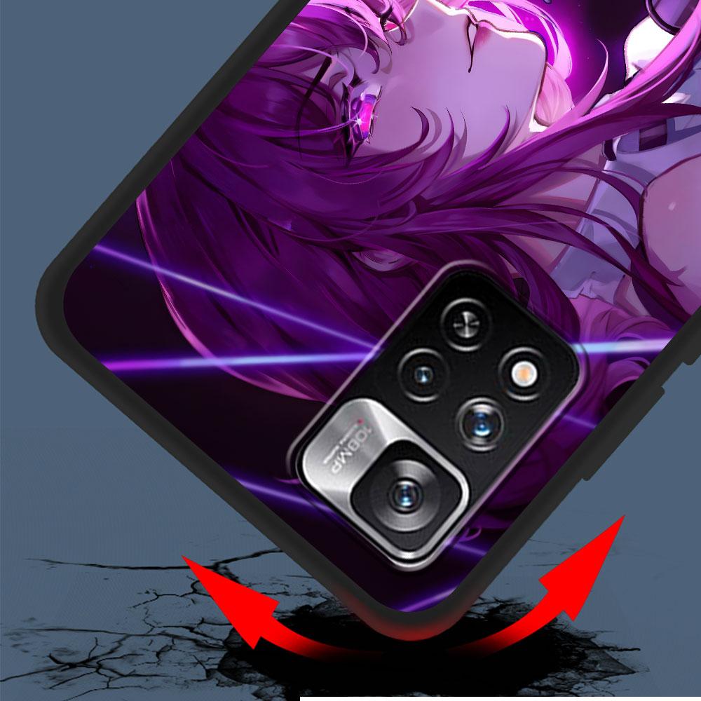 Honkai Star Rail Kafka Case for Xiaomi Redmi 10A 10C 9C 12C 9A 9i 10 12 9 Prime 9T K40 Pro Black Soft TPU Mobile Phone Bag Cover